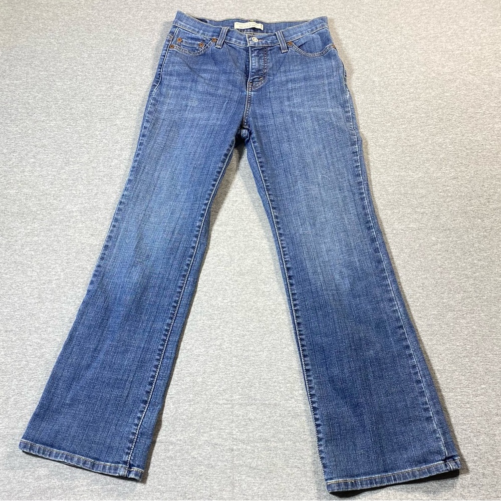 Levi’s 512 Jeans Women's W28 L28 Blue Perfectly Slimming Bootcut Mid Rise Denim